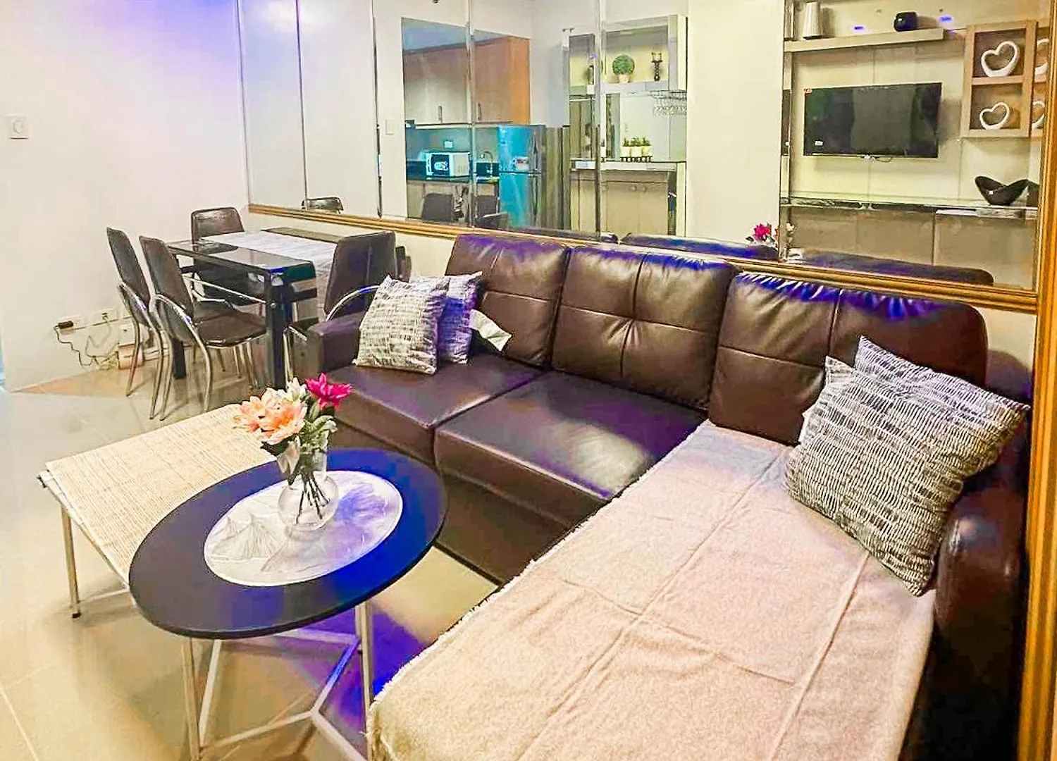 Spacious 2-6Pax, City And Moa Globe View 마닐라 아파트호텔